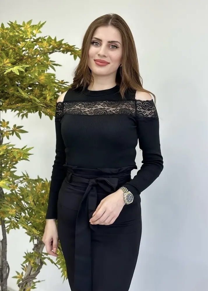 Full Sleeve Cold Shoulder Blouse