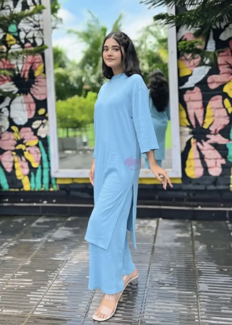 Long Drop Shoulder Co-ord Set - Image 6