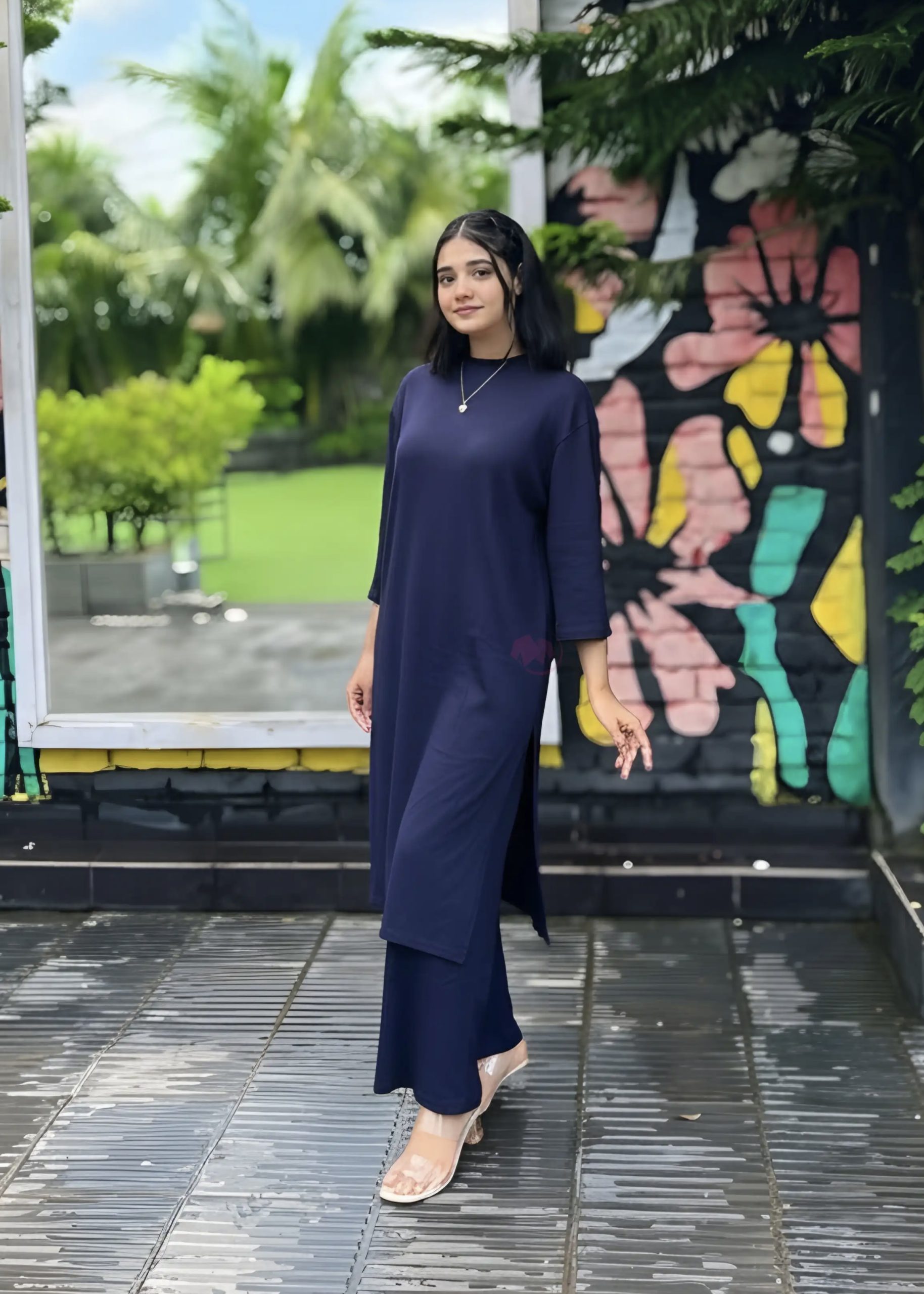 Long Drop Shoulder Co-ord Set - Image 4