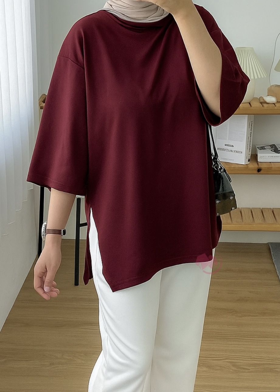 Drop Shoulder Oversized T Shirt - Image 7