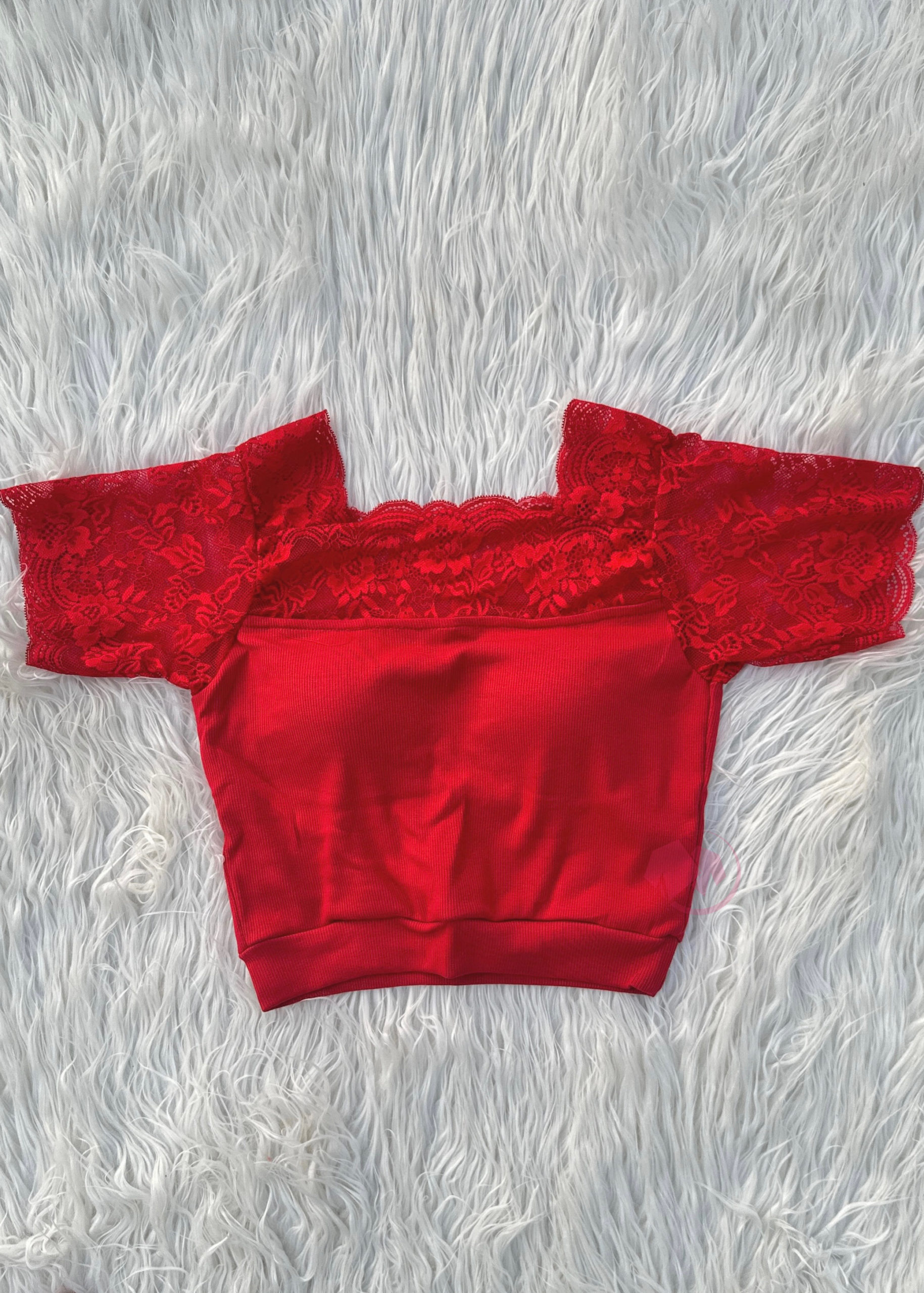 Half Sleeve Lace Padded Blouse - Image 4