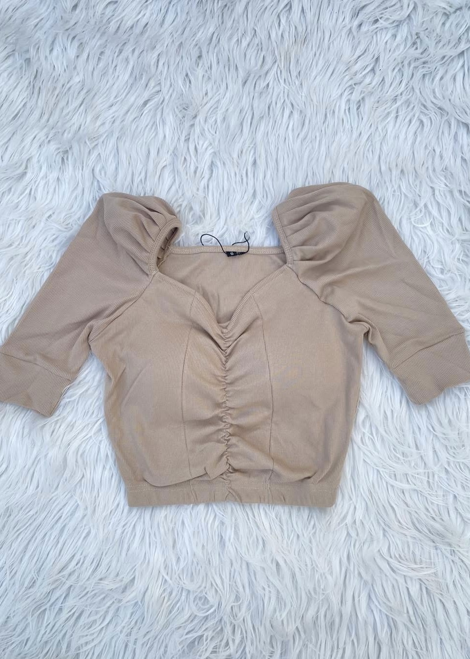 Padded Half Sleeve Blouse - Image 2