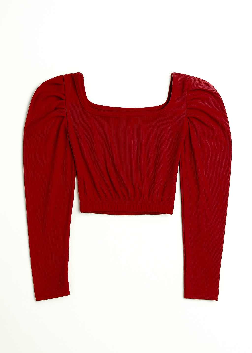 Square Neck Full Sleeve Puff Blouse - Image 2