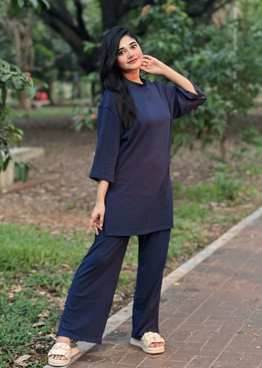 Premium Solid Co-ord Set - Image 4